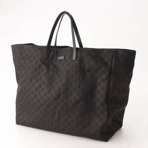 Gucci Big Supreme Black GG Tote Bag